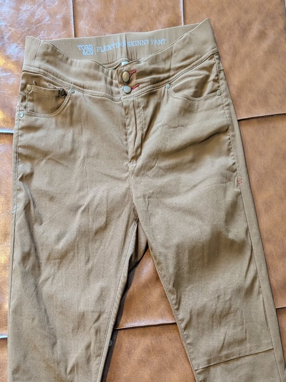 Toad&Co Women's Flextime Skinny Pant – Size 10